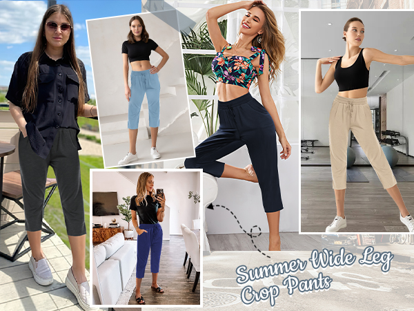 crop sweat pants