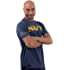 Navy Chest Print & U.S. Military Sleeve Flag | Naval Veteran Sailor Style Shirt