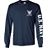 U.S. Navy long sleeve T-shirt. Navy Blue or Sports Grey