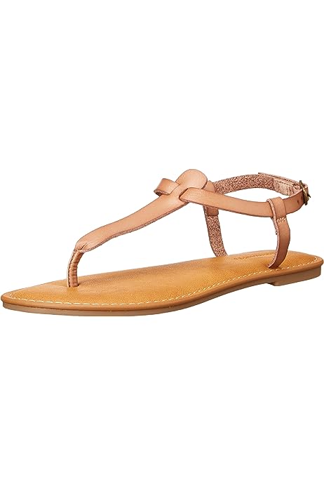Women's Casual Thong Sandal with Ankle Strap