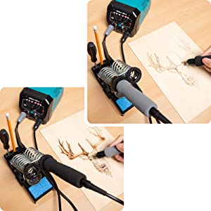 939 III Dual-Pen Pyrography Station (Wire-nib Type)