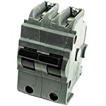 UBIF220NB-New Federal Pacific Bolt-On Thick Series, 20 Amp 1 in. 2-Pole Type NB Replacement Circuit Breaker Manufactured by Connecticut Electric, Grey