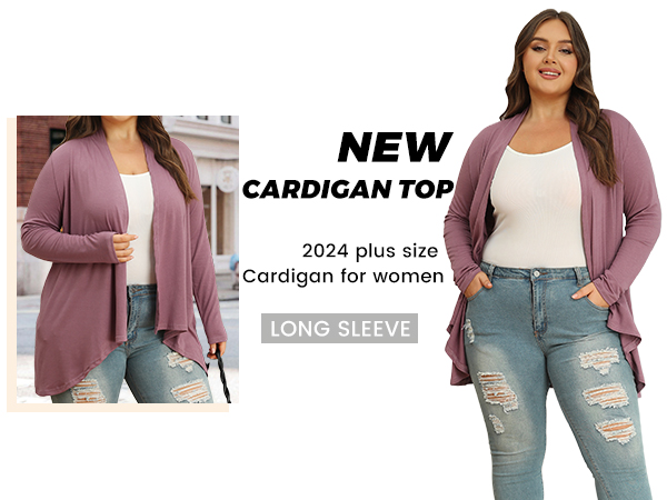 plus size wrap lightweight jacket