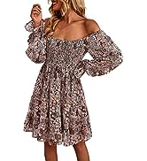 HUANKD Women''s Bodycon Dresses Fashion Bohemian Style Printed Casual Halter Neck Long Dress Summe...