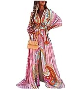 HUANKD Women''s Fall Dresses 2023 V Neck Single Breasted High Waist Sexy Casual Dress Maternity Ha...