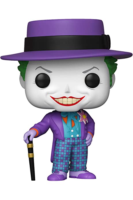 Funko Pop! Heroes:Batman 1989-Joker with Hat (Styles May Vary),Multicolor