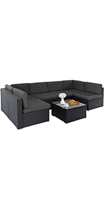 Incbruce 7 Piece Outdoor Patio Furniture Set