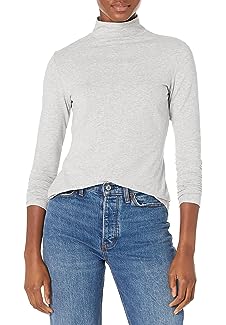Plus Size Long-Sleeve Mockneck