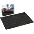 Bamboo Wood Bath Mat, Black (Standard Size 16 x 23 Inches), Bathroom, Tub, Sauna Floors and Shower Doorsteps Rug