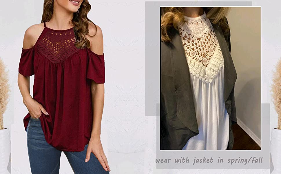 cold shoulder tops for women summer tops for women blouses for women ladies tops