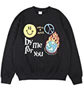 Arnodefrance Men cpfm Hip Hop Smile Graphic Printing Sweatshirt Higt Street Cotton Pullover