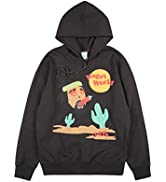 Arnodefrance Men Cactus Hoodies Hip Hop Graphic Printing Hoodie Cotton Loose Hoodies Sweatshirts ...