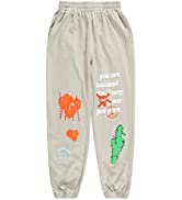 Arnodefrance Cactus High Street Graffiti Art Print Athletic Joggers Pants Pockets Outdoor Casual ...
