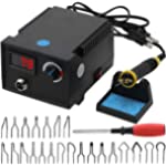 Wood Burnning Kit,Professional Pyrography Wood Burner,Adjustable Temperature Woodburner Machine with Pen for Adults,Wire Tips