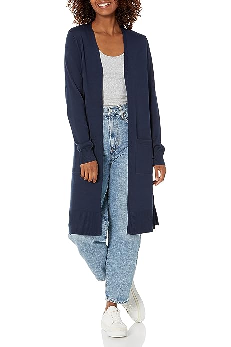 Women's Lightweight Longer Length Cardigan Sweater (Available in Plus Size)
