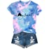 Magical Shirt for Women Magic Kingdom Tshirt Family Vacation Tee Castle Graphic Short Sleeve Tops