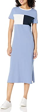 Tommy Hilfiger T-Shirt Short Sleeve Cotton Summer Dresses for Women