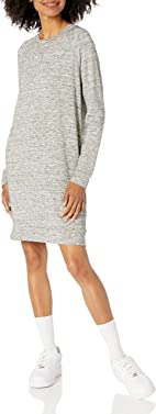 Daily Ritual Women's Supersoft Terry Long-Sleeve Raglan Sweatshirt Dress