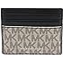 Michael Kors Men's Cooper Tall Card Case Wallet Hemp/Brown