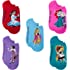 Disney womens Princess 5 Pack No Show Socks
