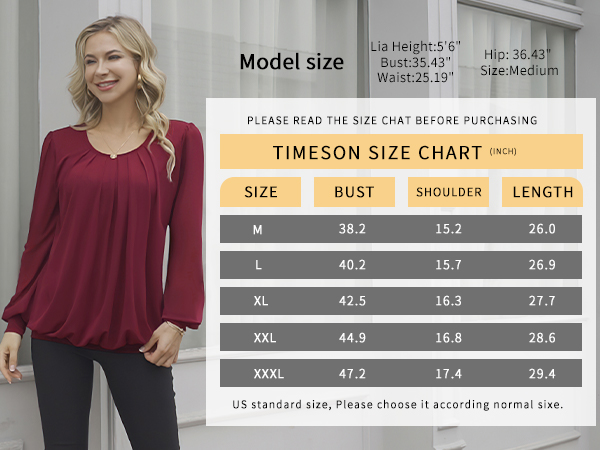 Double layers and pleated drape design creat elegant style make you look slimmer.