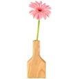 bingaai Wooden vase– Ash Wood Flower Vase– Elegant and Minimalist Decorative Vase with Test Tube – Wood Wax Oil Natural Finish Bud Vase –Small Vase Ideal for Home Decor, Kitchen Decor,Office Decor