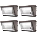 Sunco Lighting LED Wall Pack Light Outdoor 80W Commercial Grade Outside Security Warehouse Parking Lot Lighting, Daylight 5000K, 7600 LM HID Replacement, 120-277V Hard Wired, Waterproof, ETL 4 Pack
