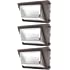 Sunco Lighting 3 Pack 80W LED Wall Pack, Daylight 5000K, 7600 LM, HID Replacement, Waterproof IP65, 120-277V, Bright Consiste