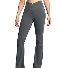 Cross Waist Flare Pants