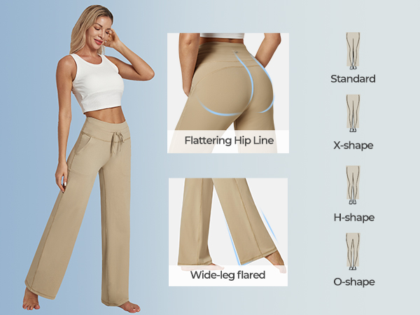 wide leg sweatpants women