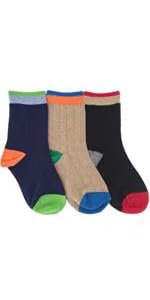 Jefferies Socks Little Boys'' Wide Rib Cotton Crew 3 Pack