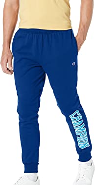 Champion Men’s Powerblend Joggers, Men’s Fleece Joggers, Men’s Cotton Sweatpants, 31" Inseam
